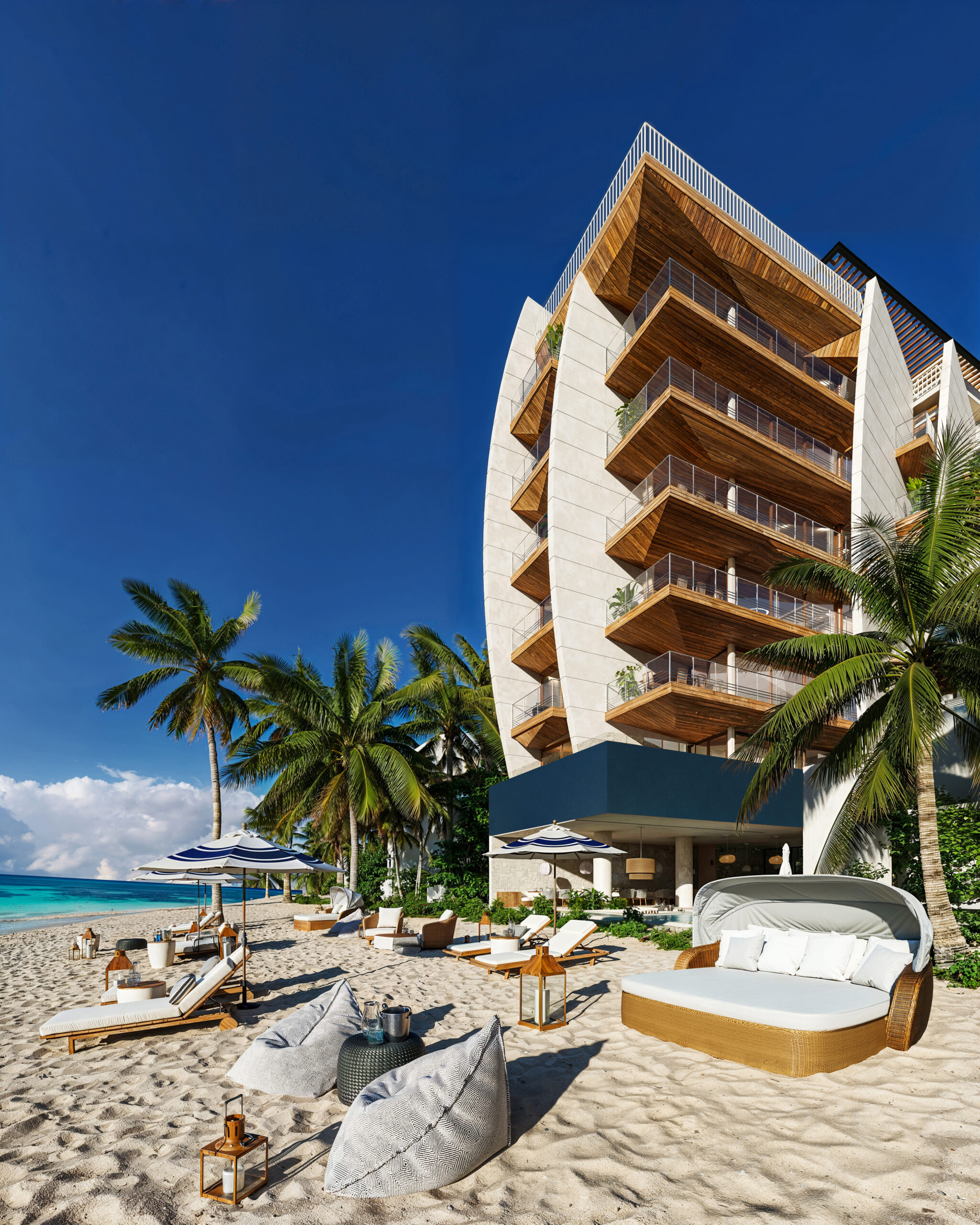 Residencias exclusivas frente al mar en Playa del Carmen