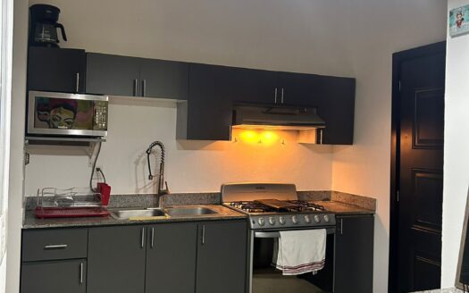 Departamento amueblado de tres recámaras en renta en Selvanova, Playa del Carmen